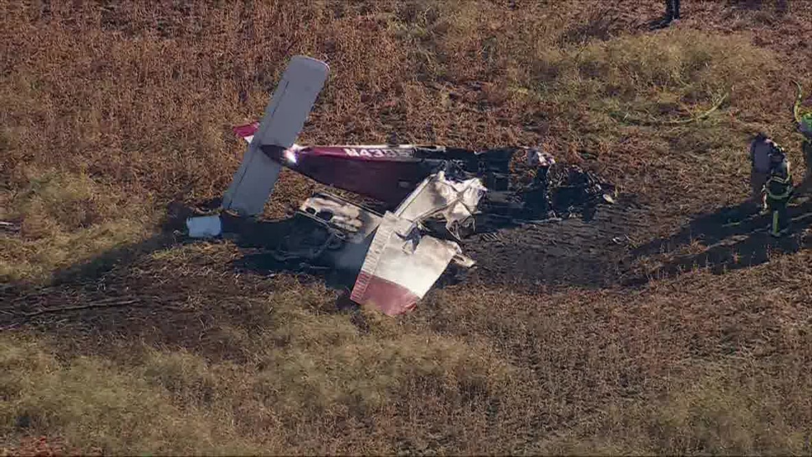 Small plane crash in Burlington County leaves pilot hospitalized