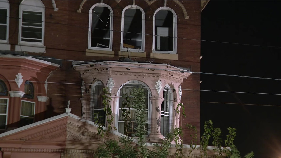 Man suffers burns after breaking down burning door to help loved ones escape Tioga fire