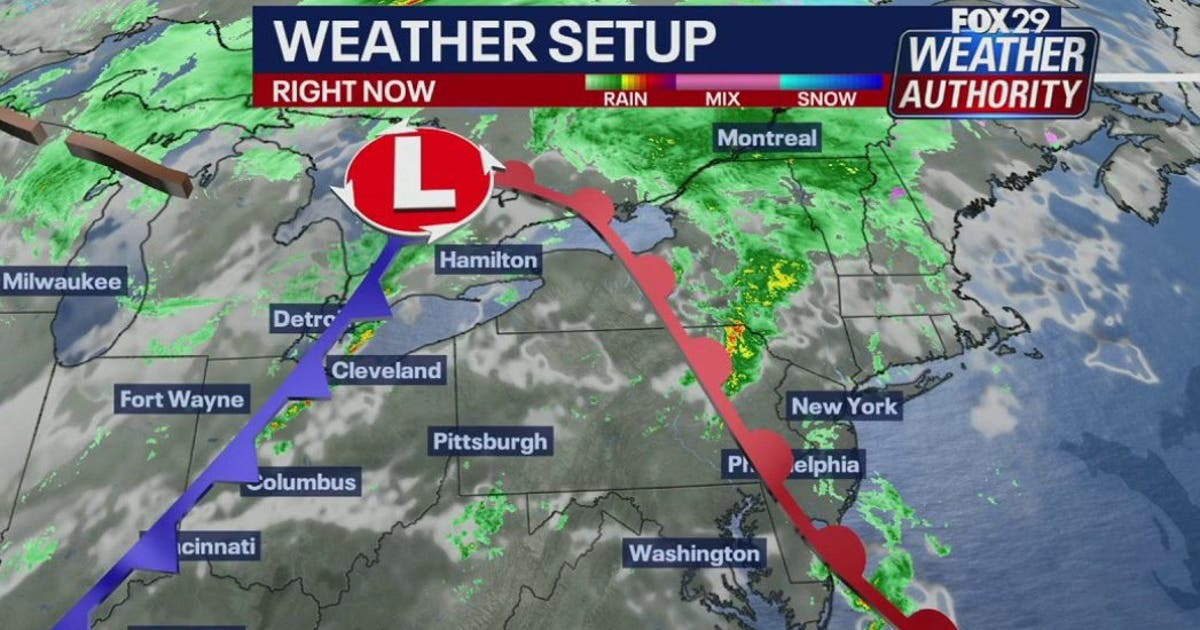 Thunderstorms possible Friday evening for Philadelphia area as cold front arrives
