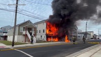 West Wildwood home burns after golf cart battery explodes; fire crew issues warning