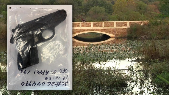 Handgun found by magnet fisher in Grenloch Lake: 'Doesn't happen often at all'