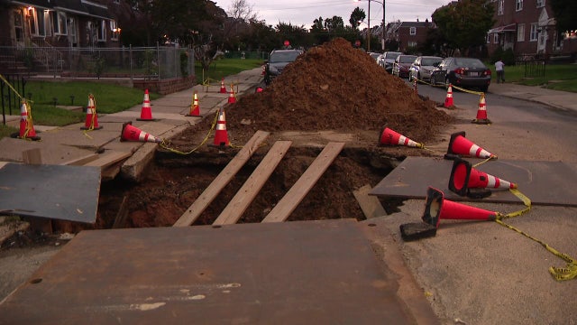 Philadelphia Water Department says it will begin to repair massive Mayfair sinkhole