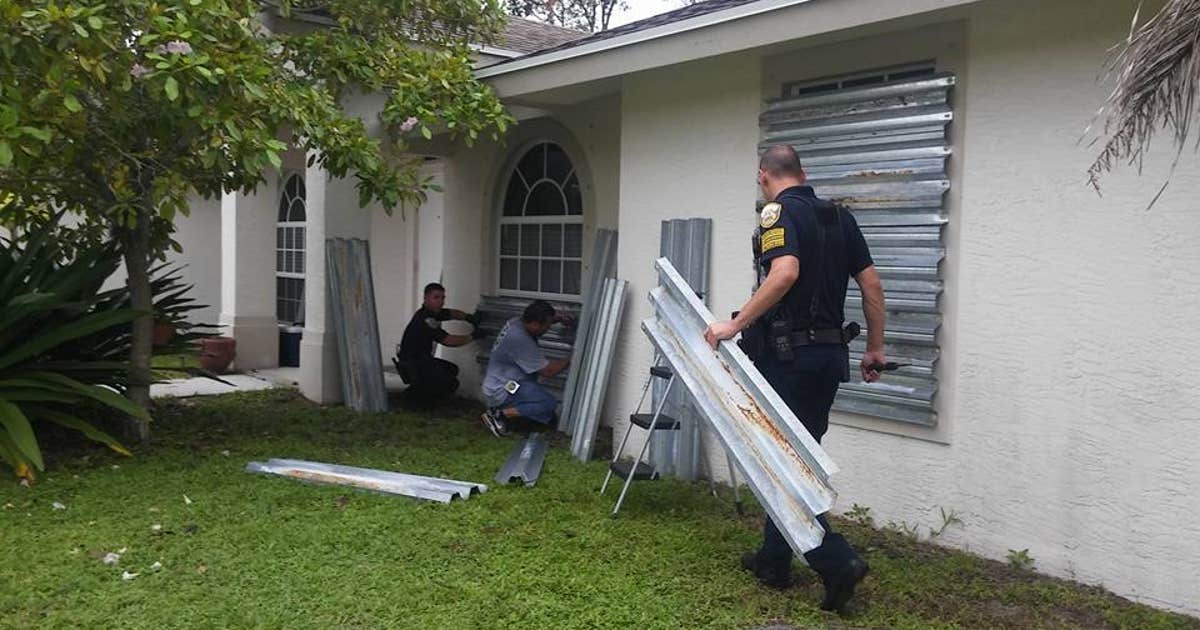 Jeff Cull Viral: Officers spotted helping Florida residents during Hurricane ...