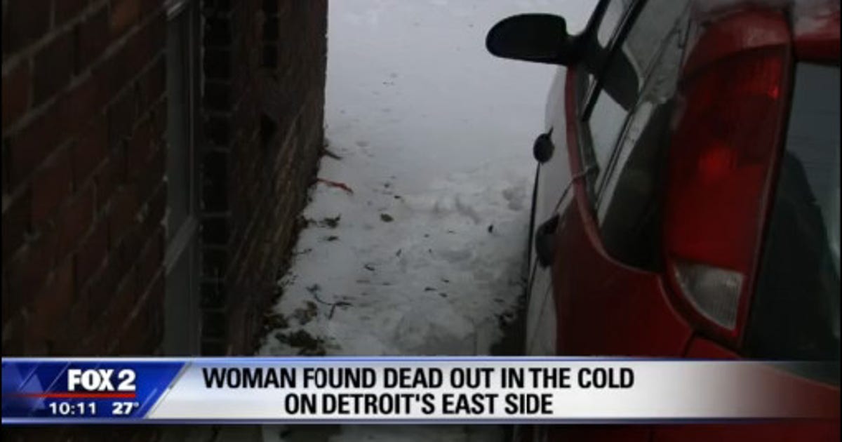 Woman found dead outside in the cold on Detroit's east side | FOX 2 Detroit
