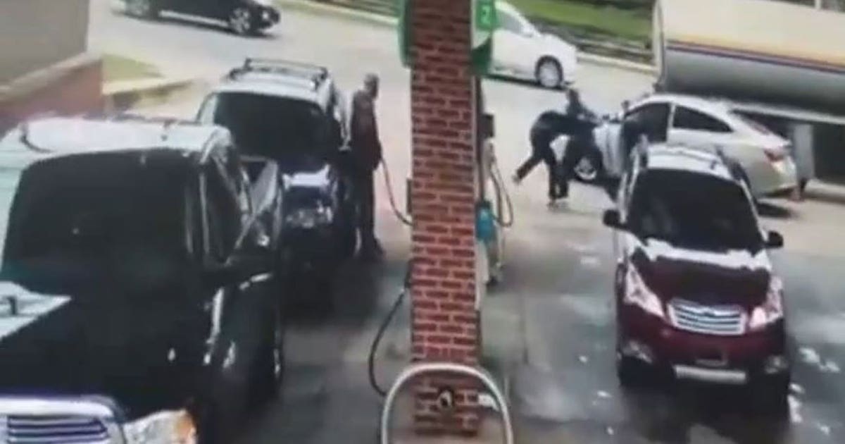 Attempted carjacking stopped at gas station, police look for suspect ...