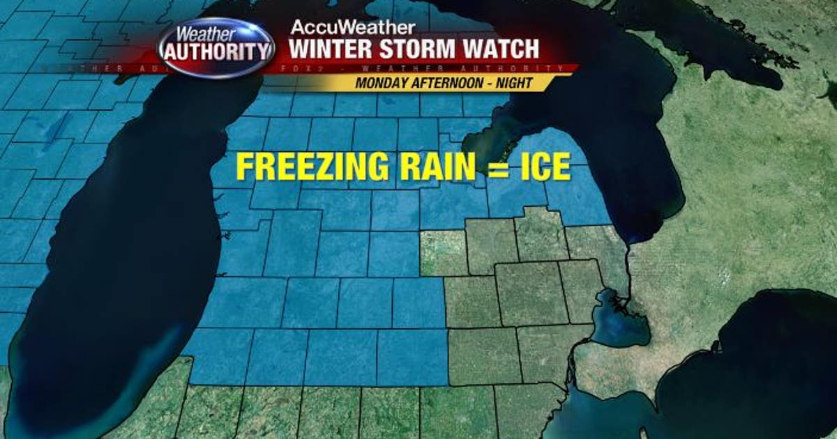 Ice storms expected Monday afternoon | FOX 2 Detroit