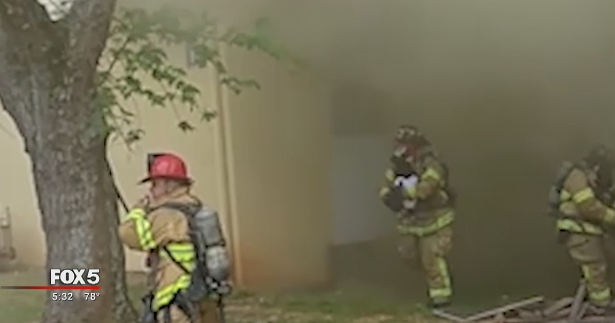 DeKalb firefighter catches baby from burning building | FOX 2 Detroit