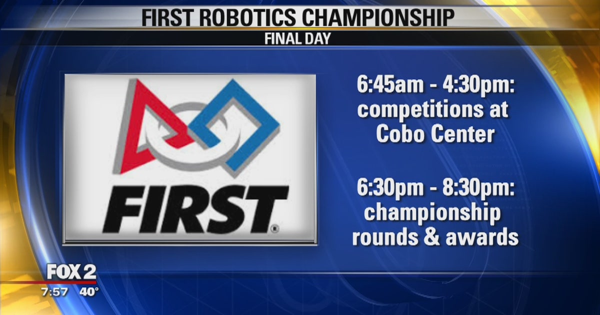 FIRST Robotics Competition Championship Tonight in Detroit | FOX 2 Detroit