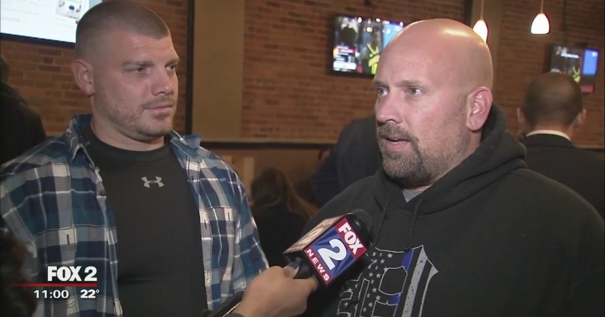 Community rallies for 2 Detroit police officers shot in the line of ...