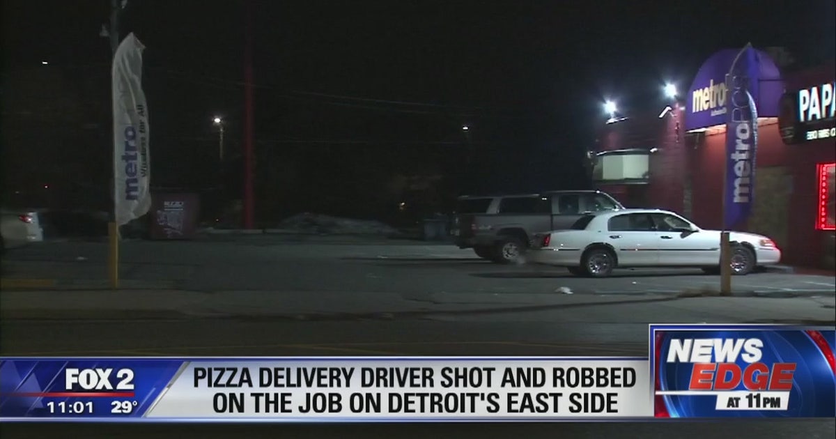Pizza delivery driver robbed, shot in Detroit | FOX 2 Detroit