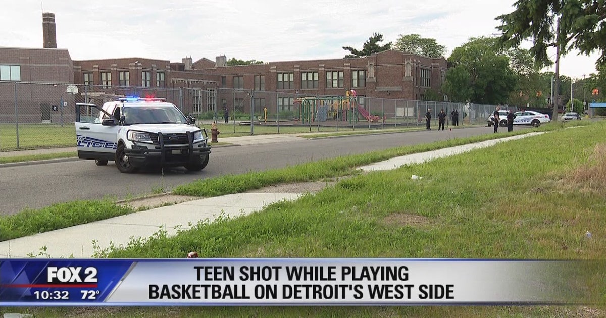 Teen shot while playing basketball on Detroit's west side | FOX 2 Detroit
