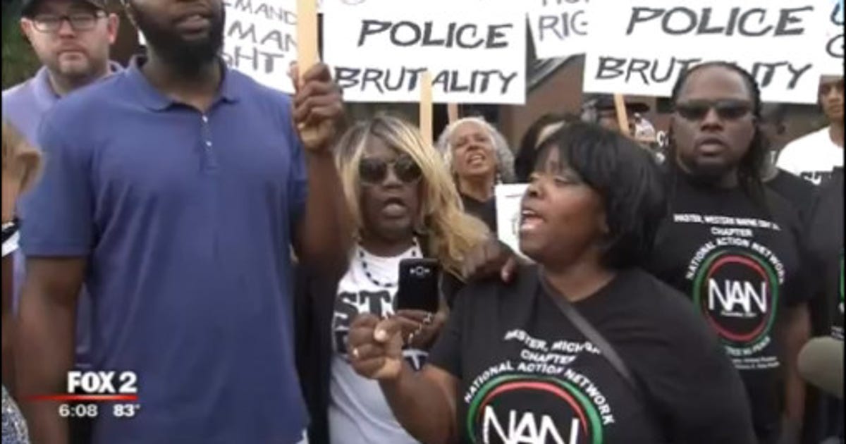 Protest for victims of tasing by the Westland Police Department | FOX 2 ...