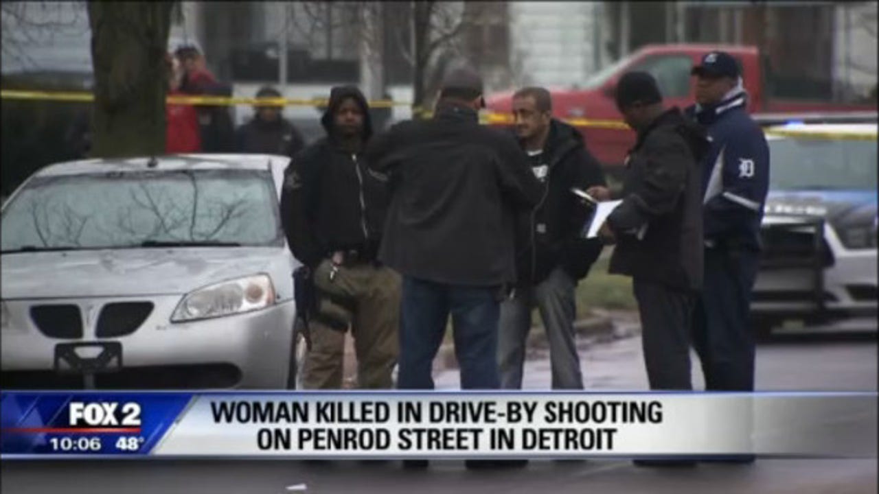 Woman killed in drive-by shooting on Penrod Street in Detroit | FOX 2 ...