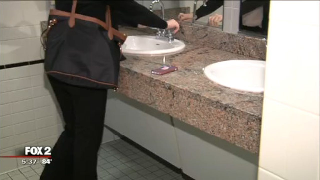 Avoiding germs in public restrooms