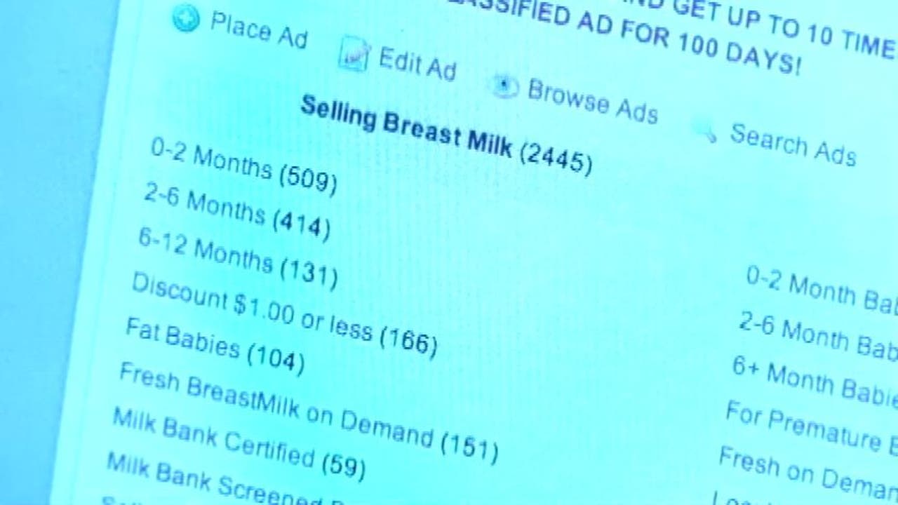 With breast milk online, it's buyer beware