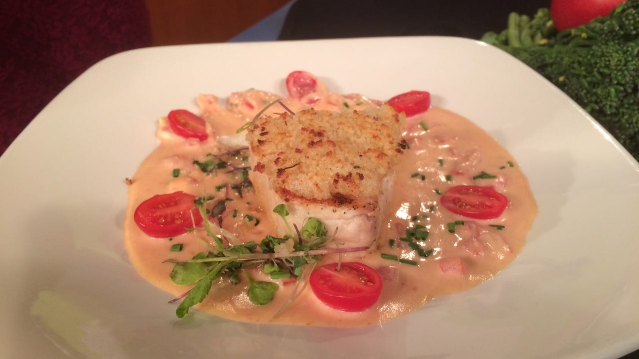 Horseradish Crusted Swordfish from Morton's Steakhouse FOX 2 Detroit