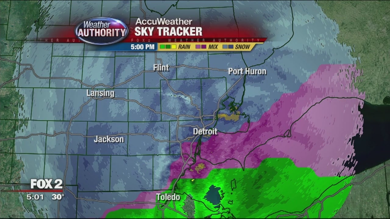 Winter blast hits SE Michigan causing warnings, advisories