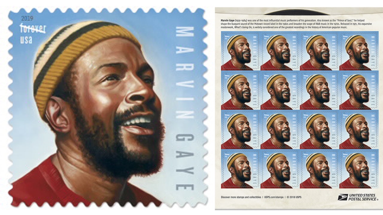 Marvin Gaye gets commemorative stamp on what would have been his