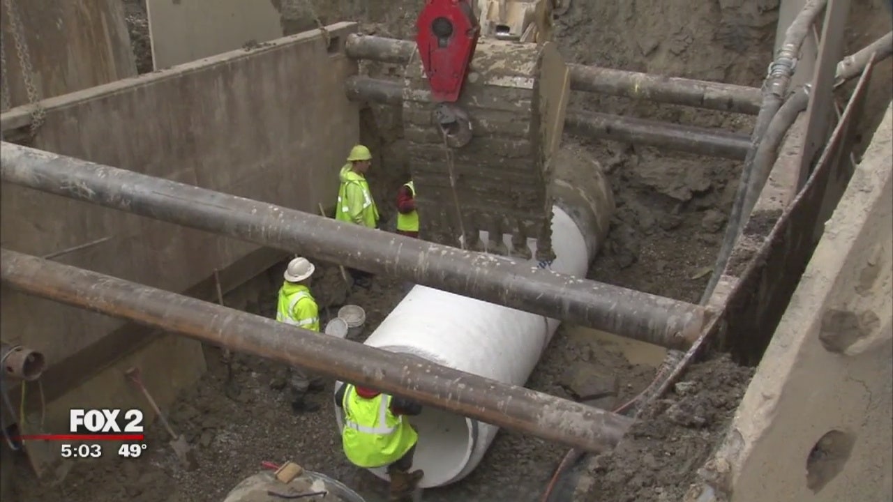 New pipe installed at Farmington Hills water main break site FOX 2