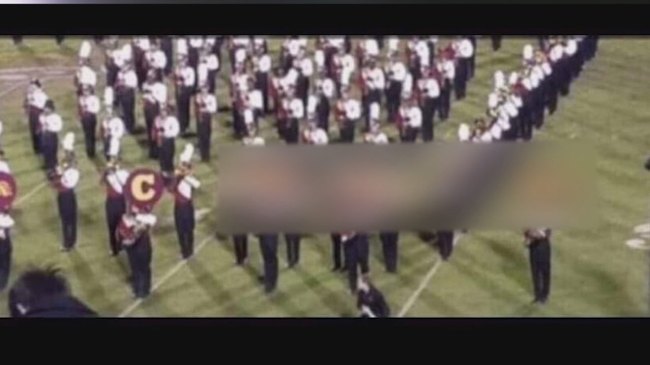 County high school band spells racial slur during halftime show