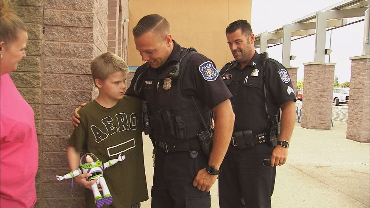 Southgate police officers brighten day for boy with special needs