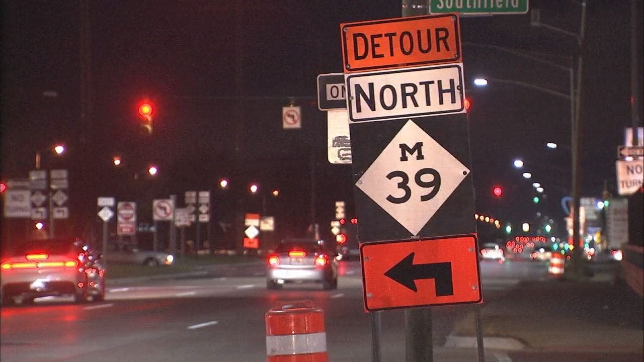 Southfield Freeway closes near I-96 for weekend bridge demolition