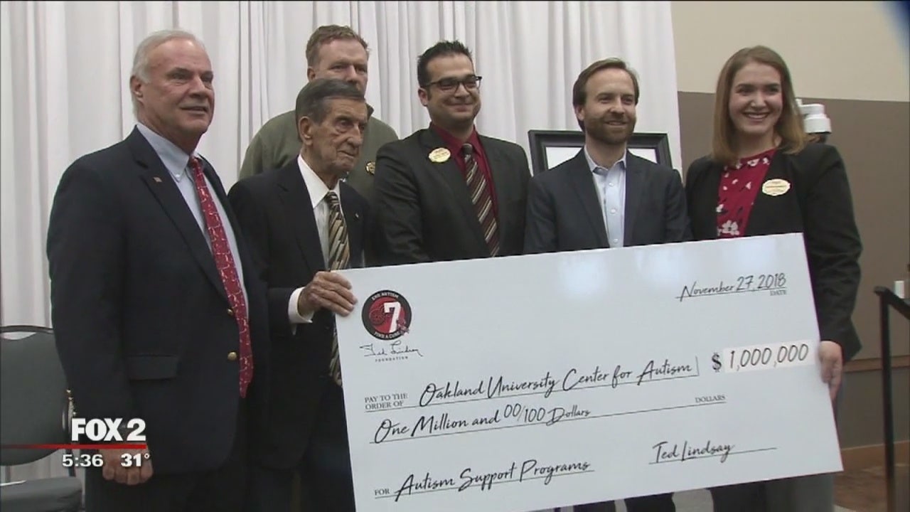 Ted Lindsay Foundation $1 million pledge will support autism outreach at OU