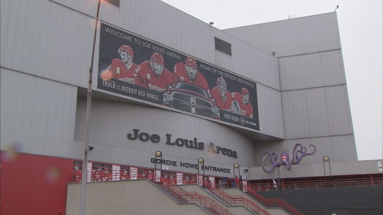 Detroit Red Wings Farewell Season at Joe Louis Arena T Shirt M Hockeytown  5K