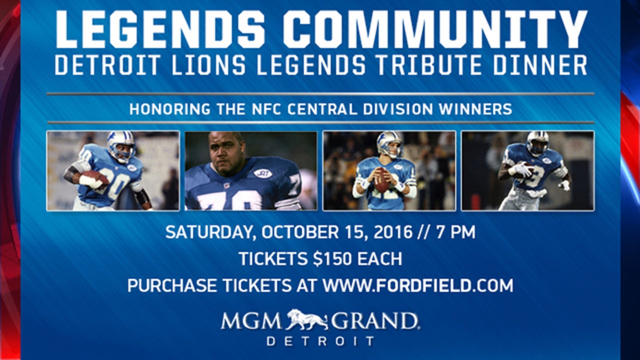 Detroit Lions Legends Tribute Dinner celebrates anniversary of NFC