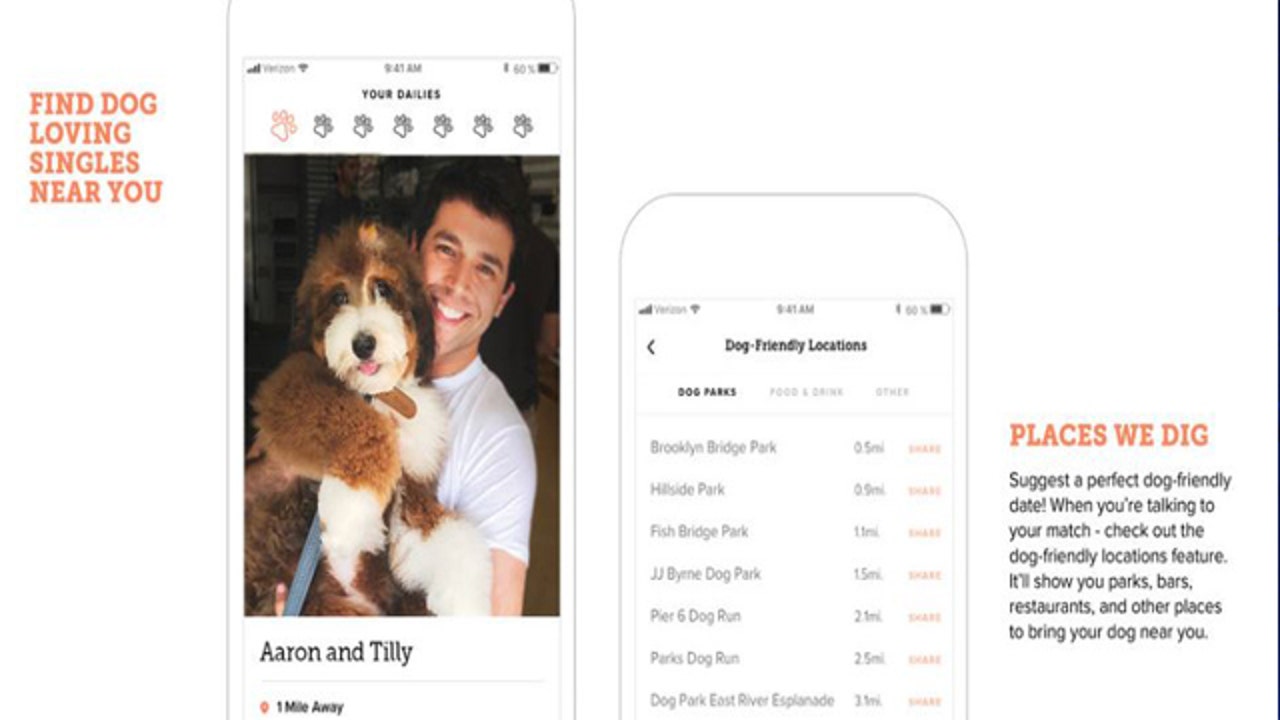 New dating app 'Dig' pairs dog owners looking for love