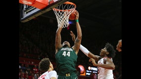 No. 9 Michigan State edges Rutgers 78-69