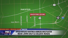 Michigan State Police respond to officer-involved shooting in Inkster