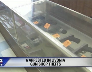 6 Arrested For Stealing Thousands In Livonia Gun Store Break Ins