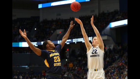 Joey Hauser transferring from Marquette to Michigan State