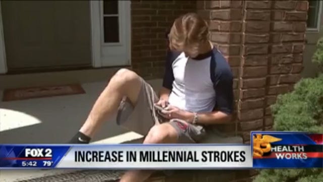 Millennials are at increased risk for strokes