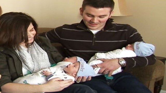Special delivery: Family's natural triplets birth is one in a million
