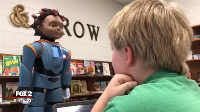 Robot helps children with autism learn to communicate