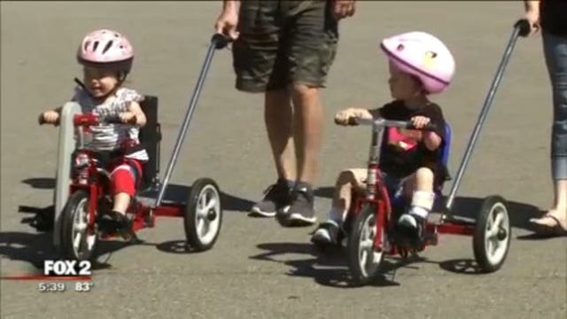 Special needs children get modified bicycles at Beaumont Bike Day
