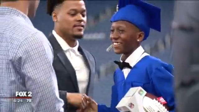 Graduation day for Detroit Lions Academy students