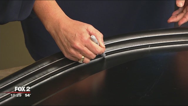 Accenting furniture with Sharpies