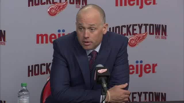 WATCH: Blashill, Howard, Abdelkader & Cholowski after 3-2 overtime loss