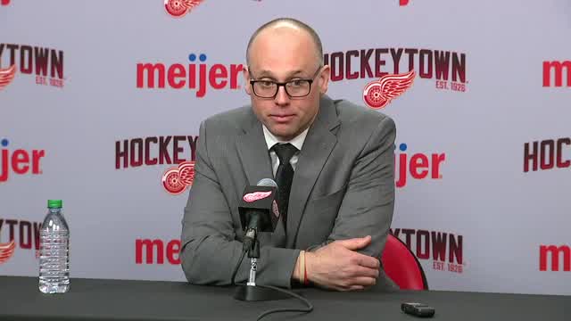 WATCH: Blashill, Larkin, Kronwall & Bertuzzi following 3-2 loss to the Wild