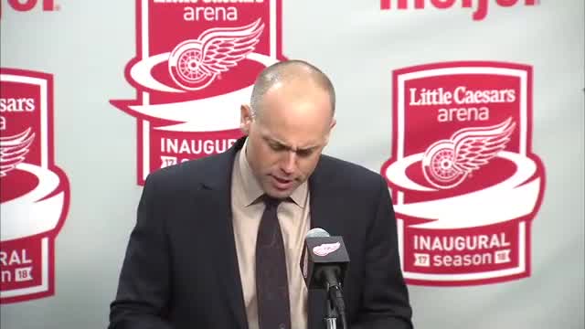 WATCH: Blashill, Tatar, Mrazek & Zetterberg after 4-3 OT loss