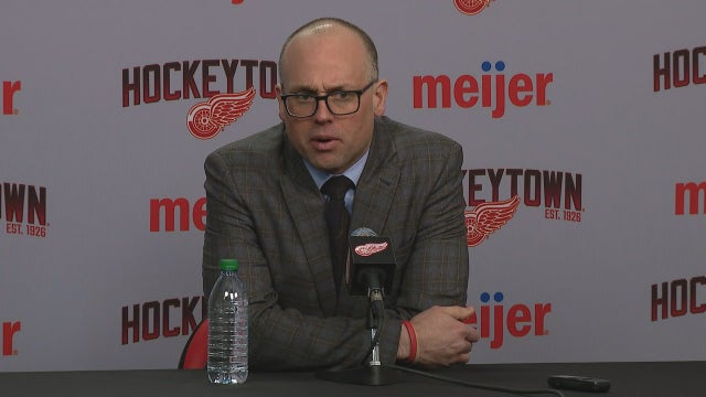 WATCH; Blashill, Zadina, Kronwall & Abdelkader after 5-3 loss to the Sharks