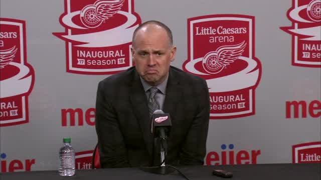 WATCH: Blashill, Zetterberg, Abdelkader & Howard after 4-3 OT loss to Avs