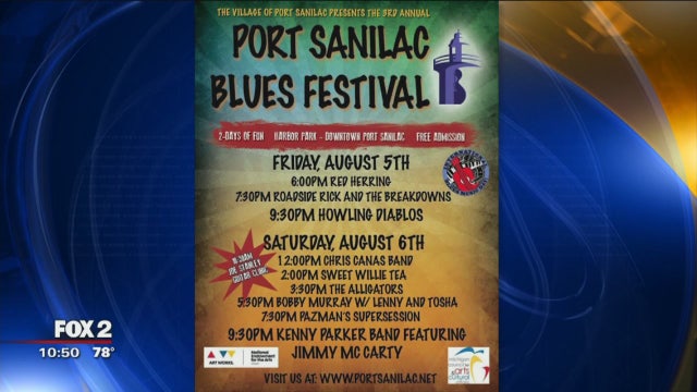 Carl Henry at Port Sanilac Blues Festival