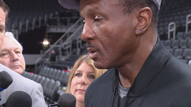 WATCH: Casey, Jackson & Drummond as they prepare for game three with Blake update