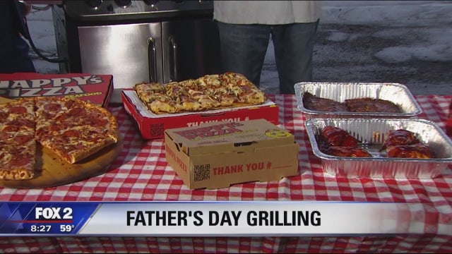 Combining BBQ with pizza on Father's Day