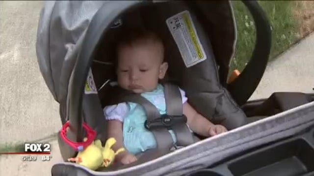 Summer heat can turn a stroller into a furnace