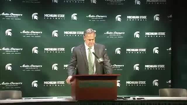 WATCH: Dantonio Holds Press Conference On Allegations